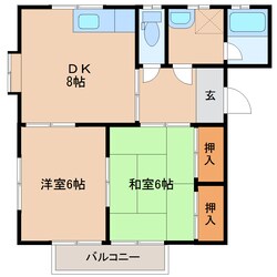 ノーブルタウン　C棟の物件間取画像